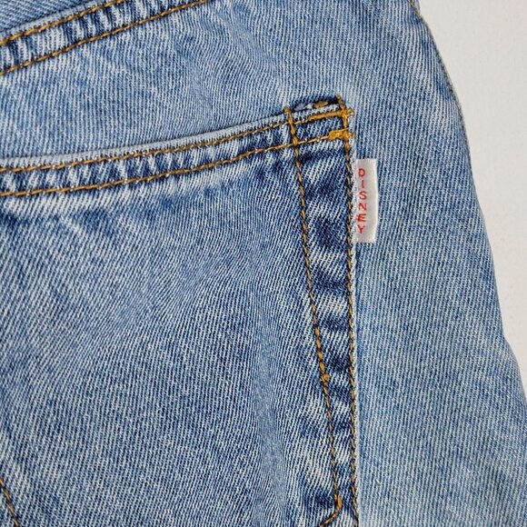 Mickey Inc Small Light Wash Blue Minnie Mouse Vintage High Waisted Denim‎ Shorts - Picture 4 of 5